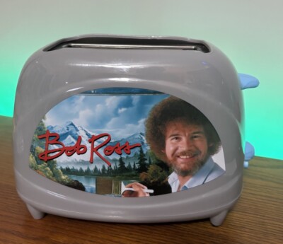 Bob Ross Happy Artist Face Toaster 2 Slice Fun Kitchen Appliance Tested Works