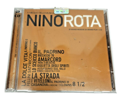 Nino Rota Il meglio 25 Grandi Musiche da Grandi FIlm Raccolta Cd Audio Padrino