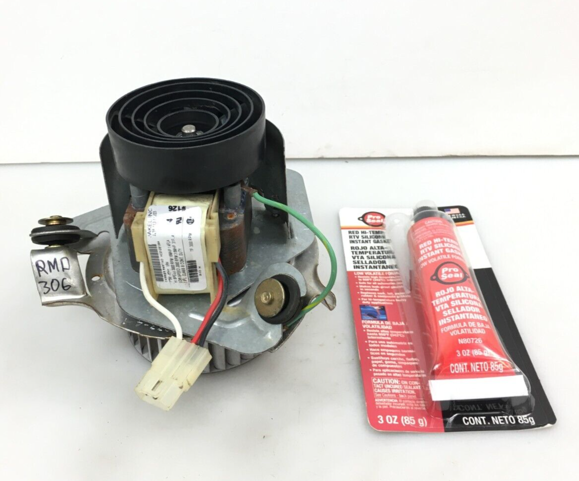 JAKEL J238-112-11203 Draft Inducer Blower Motor HC21ZE126A JAKEL J238-112-11203 Draft Inducer Blower Motor HC21ZE126A