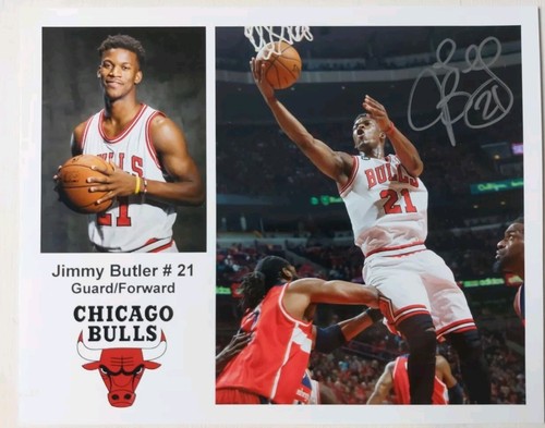 Jimmy Butler NBA signed autographed Chicago Bulls 8X10 photo