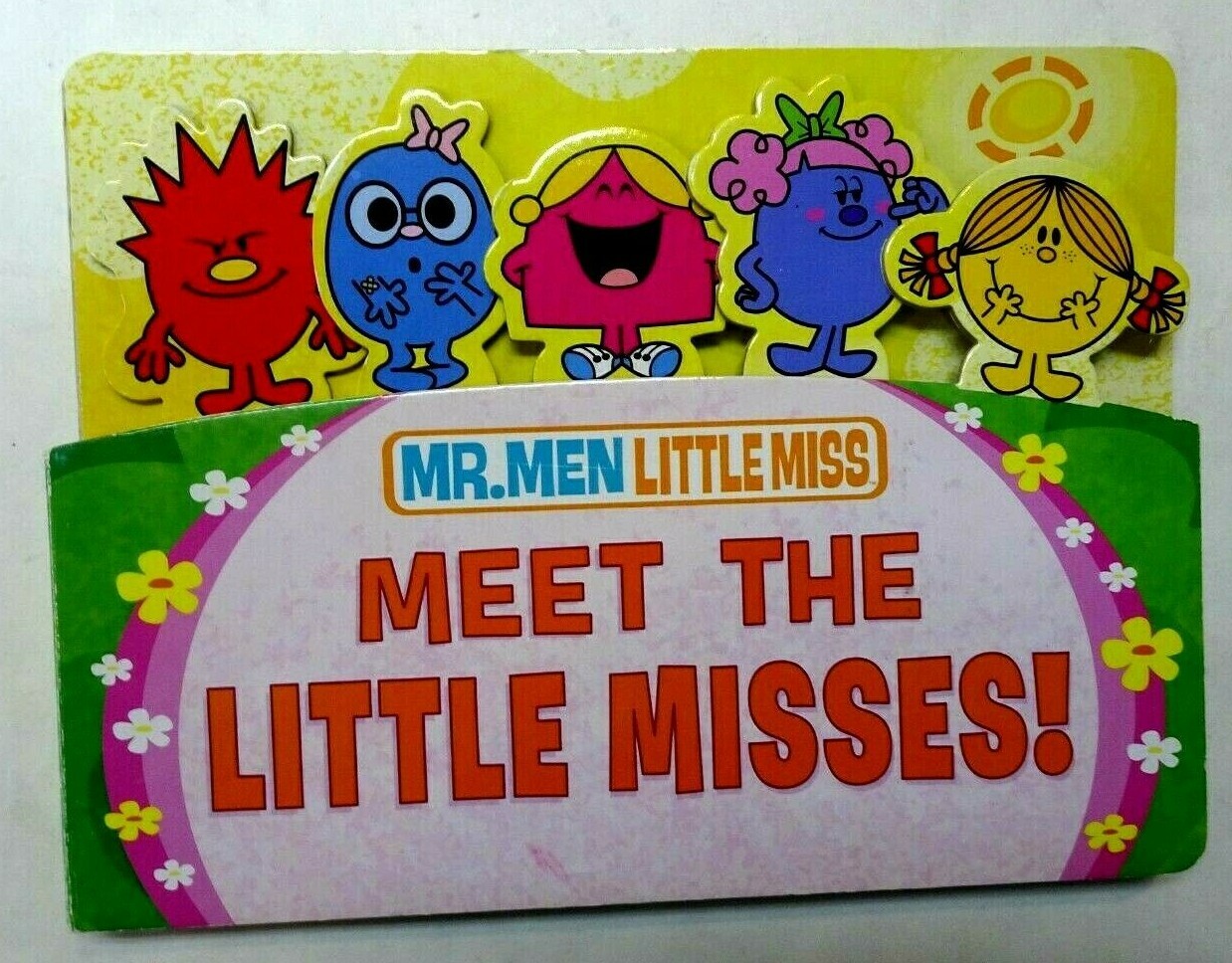Adorable Gently Used Mr Men & Little Miss 2009 Board Book