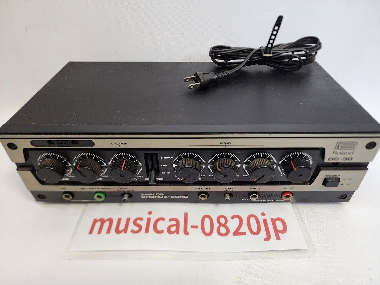 Roland DC-30 アナログコーラス・エコー Roland DC-30 Analog Chorus Echo Vintage Guitar Effect | eBay