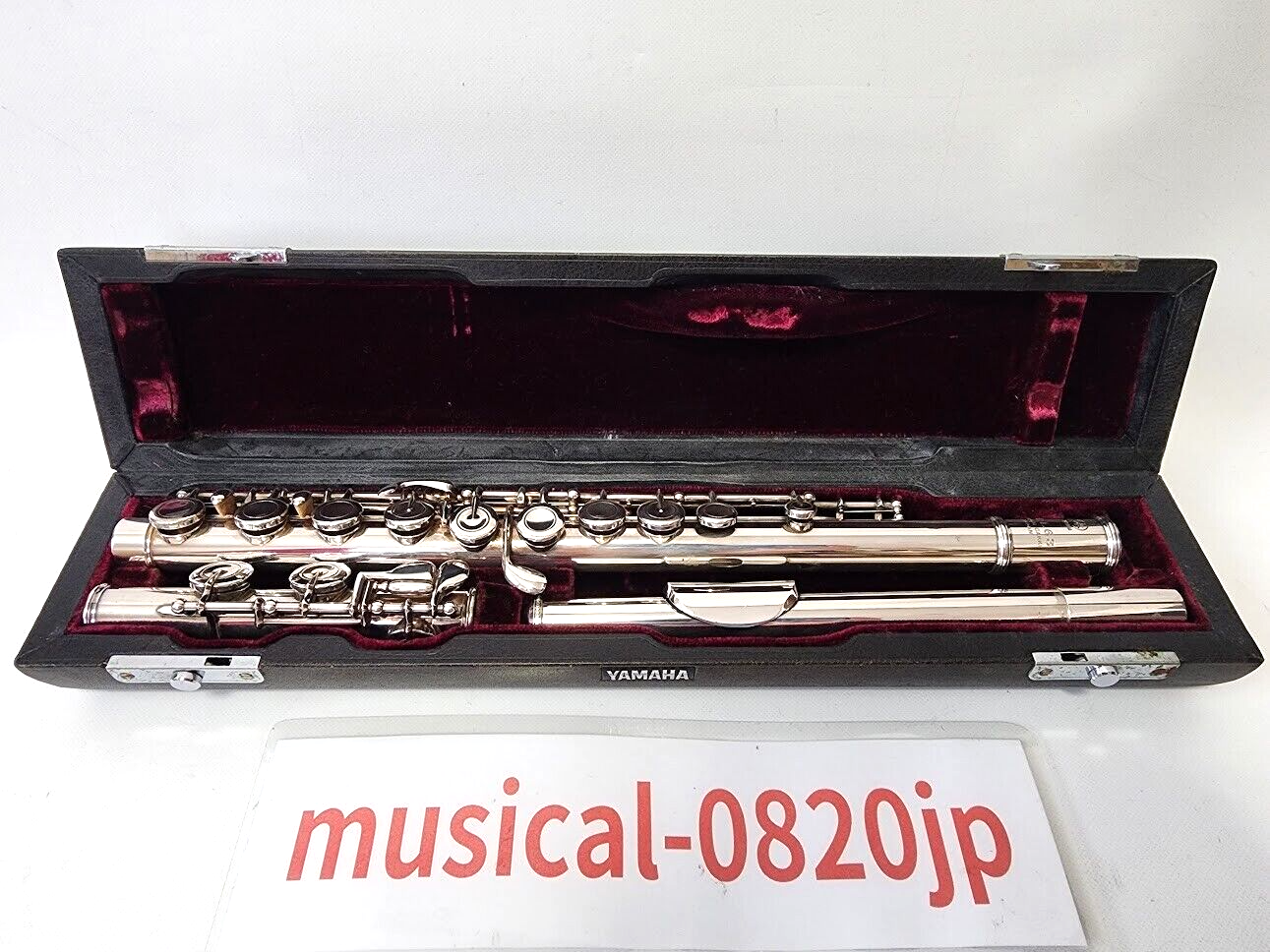 Yamaha フルート 総銀製　ケース付き　YFL63 Yamaha YFL63 silver flute released in the 1970s with case | eBay