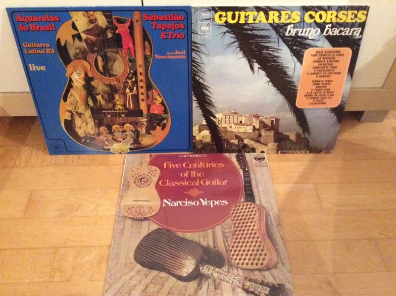 Schallplatten Lp 3xsebastiao Tapajos Guitares Corses Bruno Bacara Narciso Yepe V