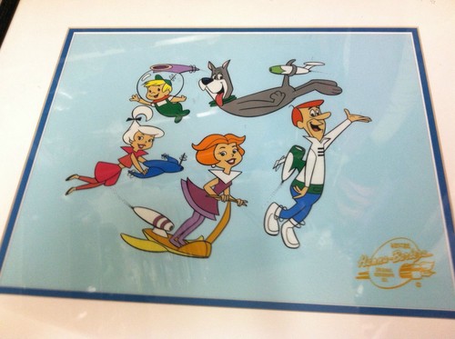 超希少フリントストーン セル小石 ハンナバルベラ サイン入りEm Dinoレア Flintstones Cel Pebbles Hanna Barbera Signed Ride Em Dino