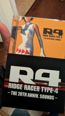 R4 THE 20TH ANNIV. SOUNDS CD RIDGE RACER TYPE 4 Soundtrack Game