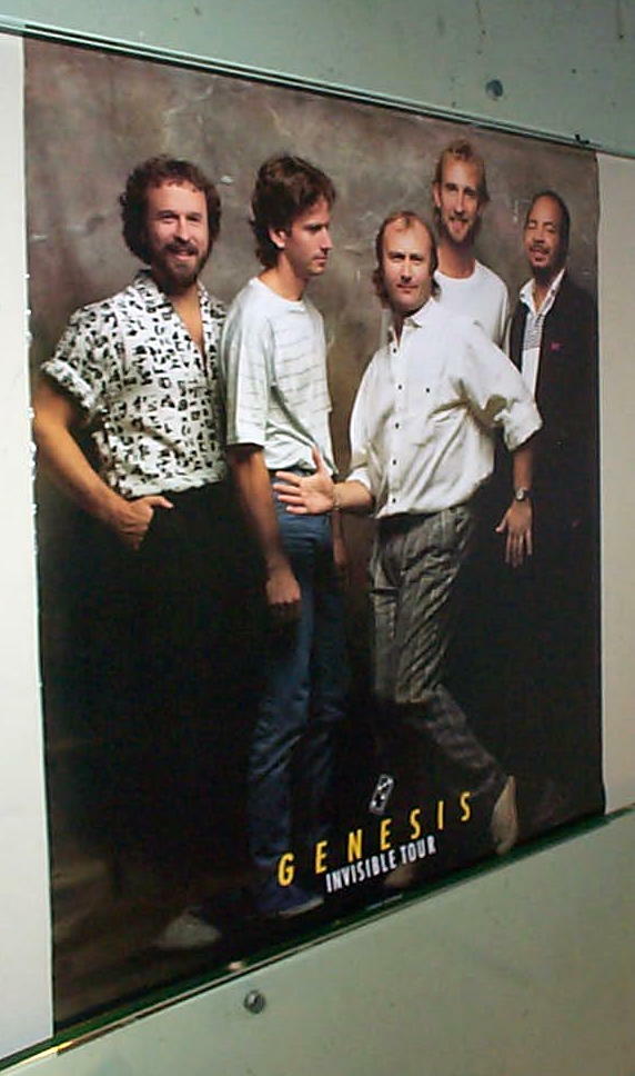 Купить Genesis GENESIS Vintage Invisible Tour Poster в интернет
