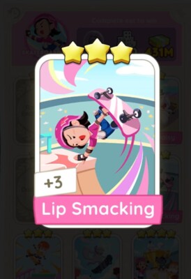 lx  Lip Smacking ( SKATEBOARDIN SET ):- go Stickers ( Fast Sending )