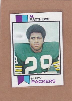 1973 TOPPS FOOTBALL AL MATTHEWS ROOKIE #143 PACKERS EX+ *A21218