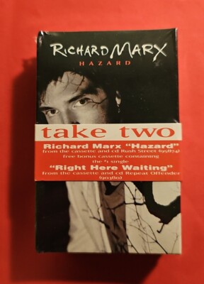 Richard Marx - 2 For 1 - Hazard / Right Here Waiting Cassette Singles SEALED