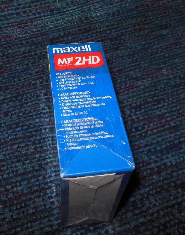 NEW 10 Maxell MF 2HD PC 3.5