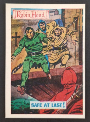 Robin Hood 1959 Safe at Last Card #24 (NM)