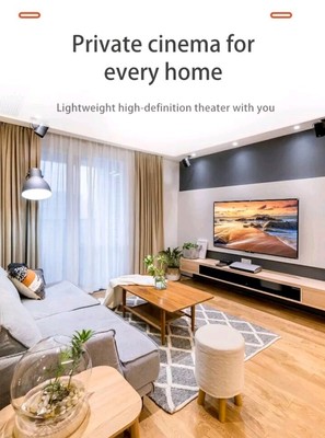 Projector Screen 100 inch, Movie Projector Screen 16:9 Foldable and Portable ...