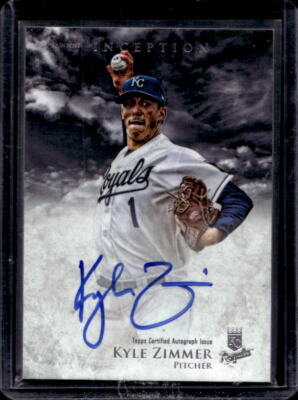 2013 Bowman Inception Kyle Zimmer Auto Autograph #PA-KZ Royals