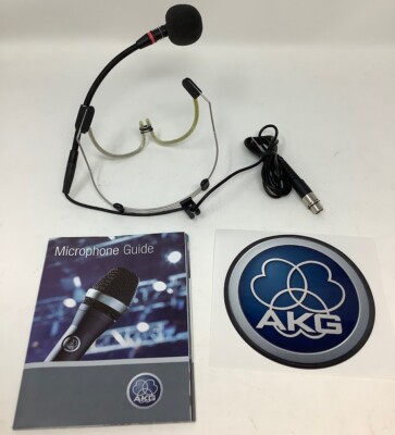 AKG C555L High-performance Head-worn Condenser Microphone w/Mini-XLR, 3066H00100