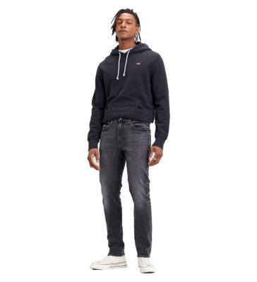 Levi's Mens Lot 502 0774 Flex Dark Gray Regular Taper Fit Denim Jeans Sz 34 x 32