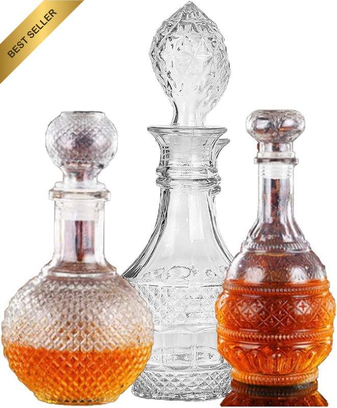 Creative Cocktail Glasses Decanter Set Glass Liquor Bottles Crystal Clear