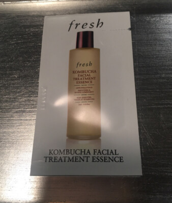 Fresh Kombucha Facial Treatmeny Essence Black Tea Sample Package Brand New