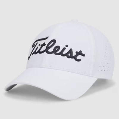Titleist Women's Performance Ribbon Cap Golf Hat White Authentic
