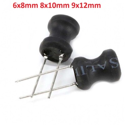 6x8 8x10 9x12mm Ferrit-Choke-Induktor H Wort Induktivitäts Spule 1UH Bis 10MH