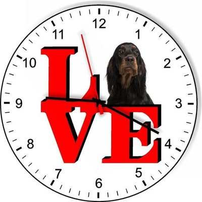 Gordon Setter Cute Puppy Dog kitchen living room Wall Clock