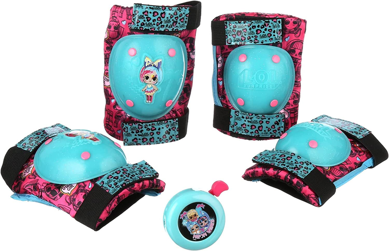 LOL Surprise Signature Series Protective Knee Pads & Elbow Pads for Kids Bike, f