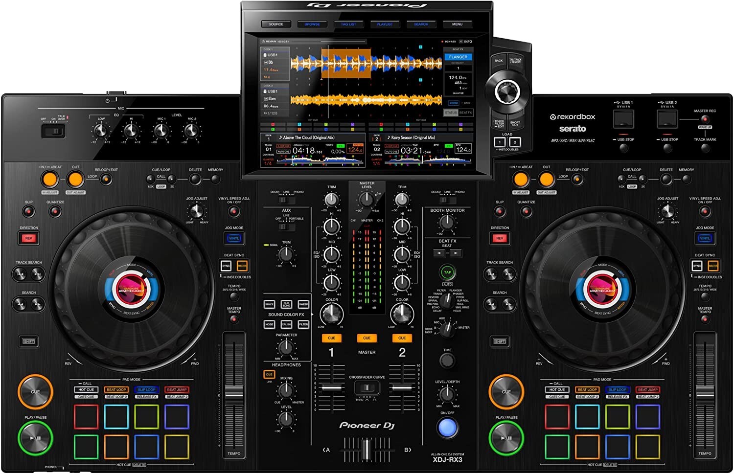 美品Pioneer DJパイオニアXDJ-RX3 スピーカー セット おまけ付き Pioneer DJ XDJ-RX3 2ch All-in-One DJ System XDJ-RX3 AC100V