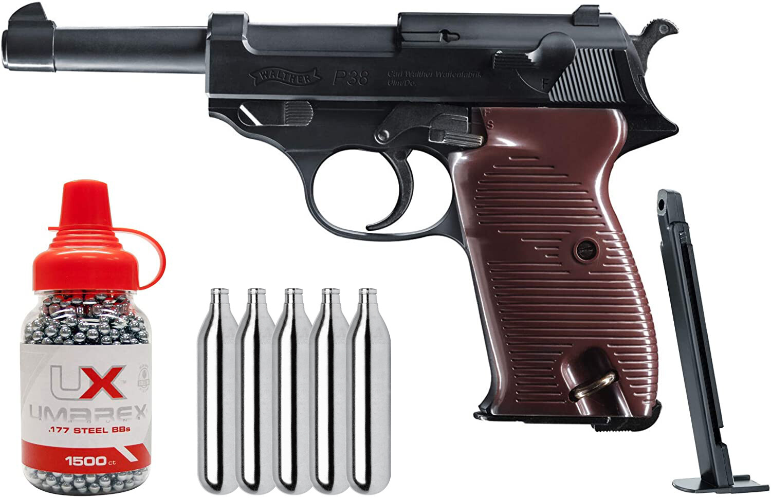 Купить Пневматические пистолеты Umarex Walther P38 CO2 BB .177 Cal ...
