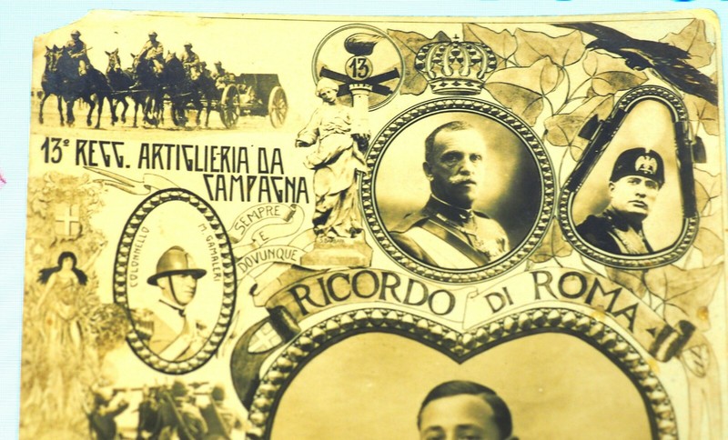 Carte Postale Rome 13Â° Reggimento Artiglieria Da Campagna Cartolina  Ww2  Italie