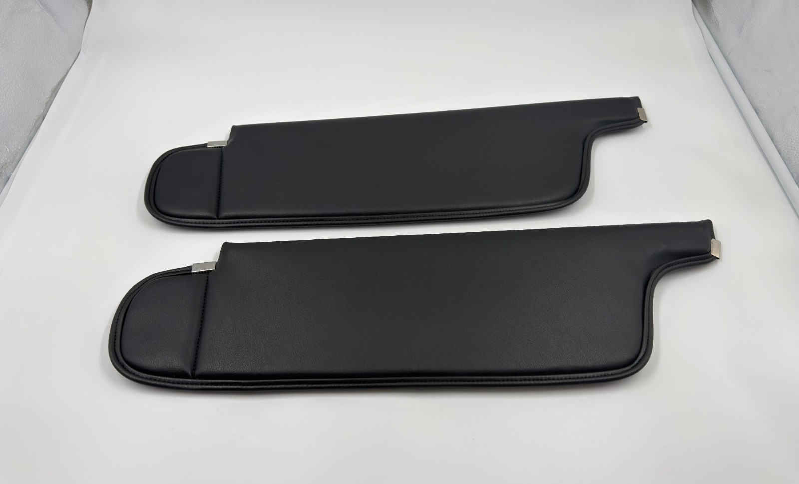 Black Sunvisor Set for 1971-1974 Dodge Charger SE Coupe Hardtop Thick Model