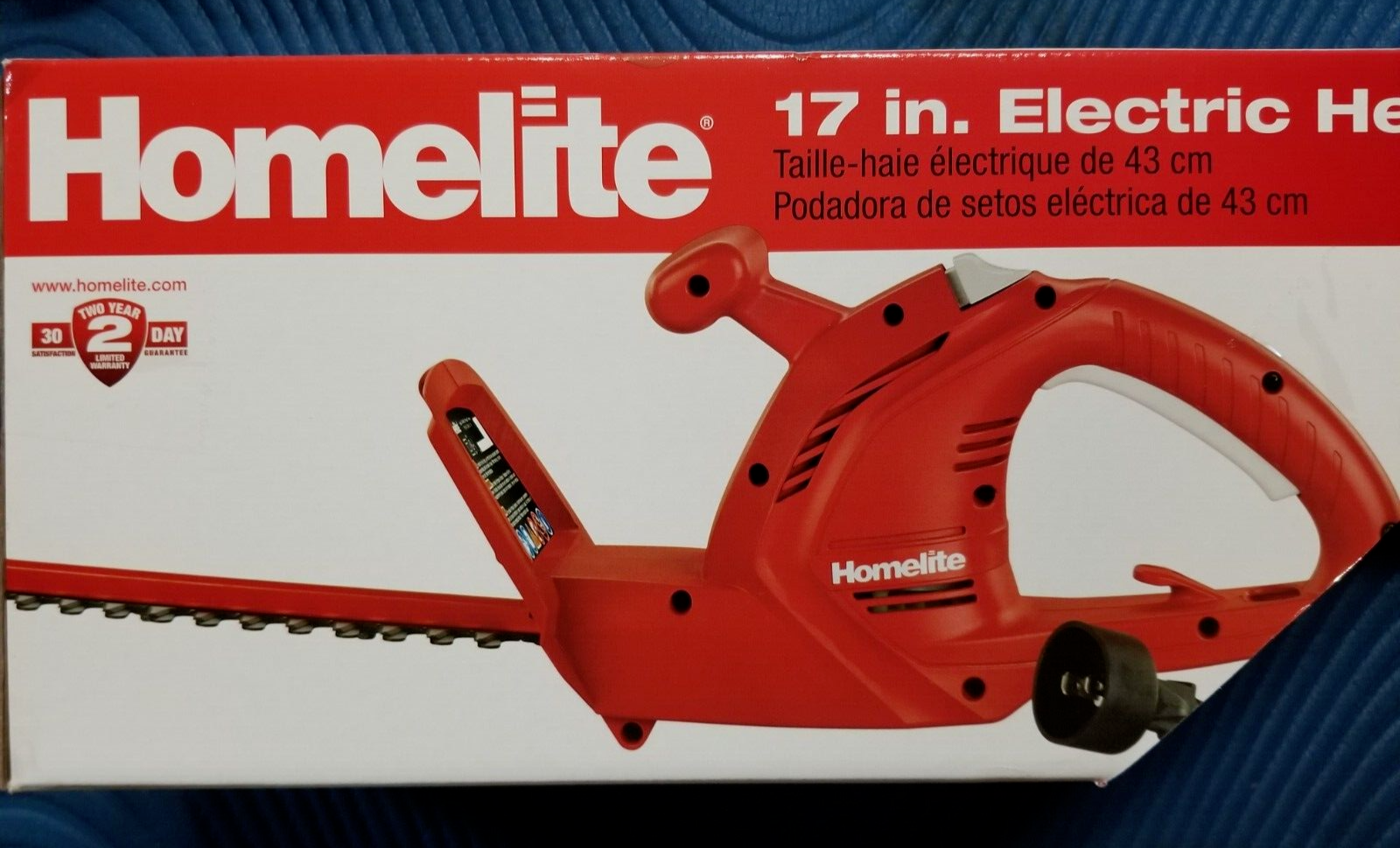 Homelite  17 in. 2.7 Amp Electric Hedge-Trimmer BRAND NEW!
