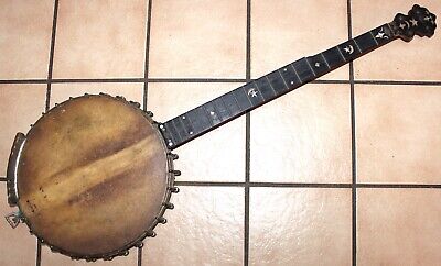 1890's SS Stewart ''Orchestra'' Banjo w/ Inlay - Serial #10062 - For Restoration
