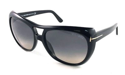 TOM FORD Claudette TF294 TF 294 01B Black Sunglasses Frame