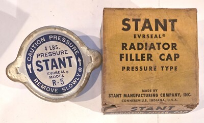 VINTAGE Stant 10205 Radiator Cap 4lbs, xref Stant NOS # R5   NEW