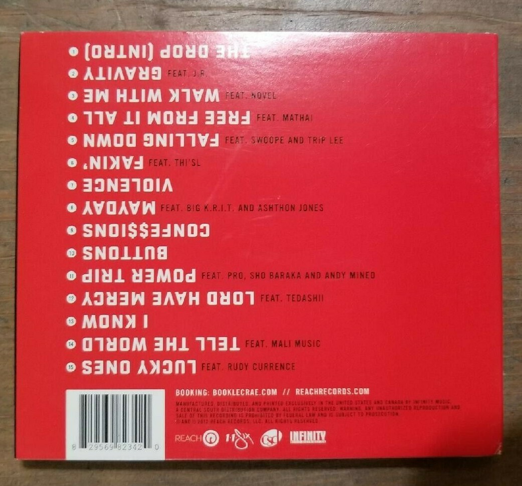 Lecrae Gravity Album CD - Signed by the Artist - FREE SHIPPING!