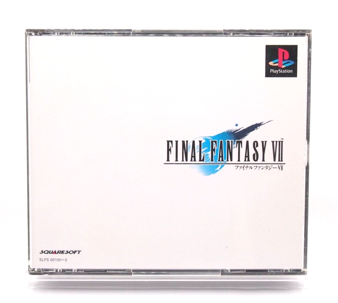 Final Fantasy VII 7 PS1 With Manual Case SQUARE SOFT Japan Final Fantasy VII 7 PS1 With Manual Case SQUARE SOFT Japan