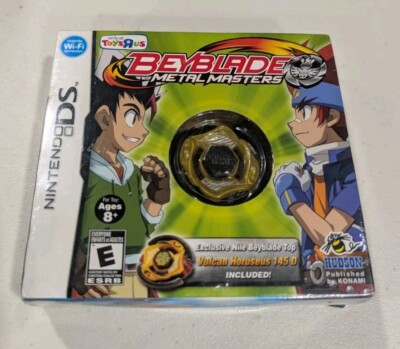 Metal Masters Nintendo DS W/ Beyblade Vulcan Horuseus Sealed Toys R Us Brand New