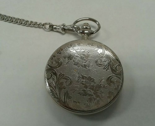 COLIBRI QUARTZ POCKET WATCH W/CHAIN