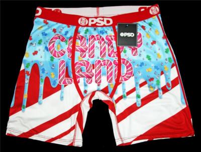 PSD Christmas Candy Land Drip Candy Canes Diamonds Double Layer Mesh Front Mn's