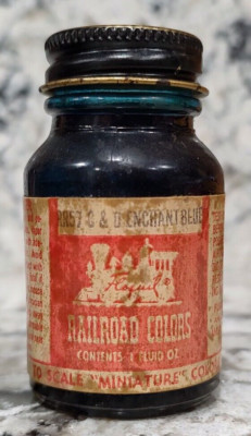 FLOQUIL RAILROAD COLORS MODEL PAINT - 1oz - RR57 C & O ENCHANTMENT BLUE