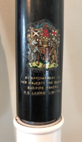 2 Vintage Bagpipe Practice Chanters R.G Lawrie