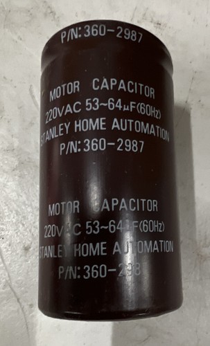 P/n 360-2987 Motor Capacitor 220vac 60hz, Qty: 2