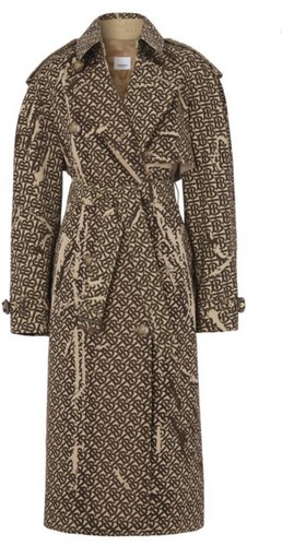 Burberry★素敵！Women’s Pedley Belted Logo Trench Coat New $3750 Burberry Women's Pedley Belted Logo Trench Coat