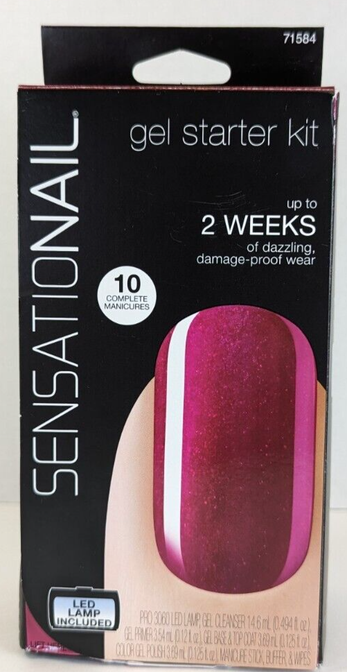 Sensationail by Nailene Gel Starter Kit Led Lamp Included