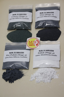 National Geographic Rock Tumbling Polishing Grit Kit for 2 lb Rock Tumblers