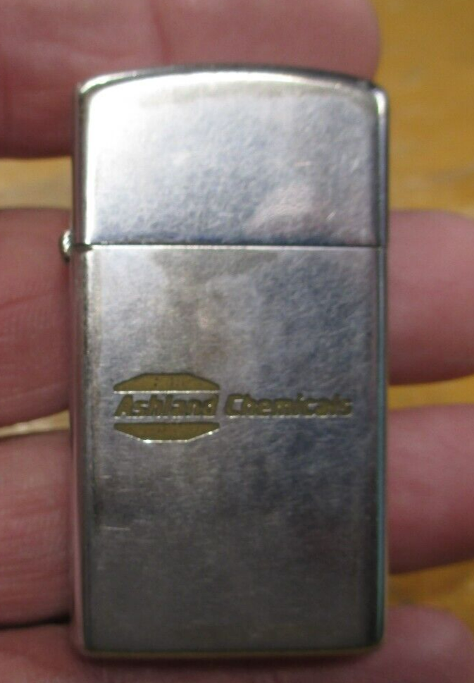 ZIPPO BILSTEIN ADVERTISING(広告) LIGHTER Vintage Zippo Slim Advertising Lighter Ashland Chemical | eBay