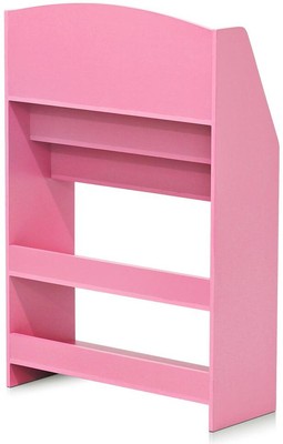 Open Shelves Storage Bookshelf Organizer Durable Wood Modern Design Home Decor