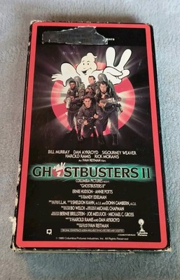 Ghostbusters II  VHS Columbia Pictures Tristar Home Video