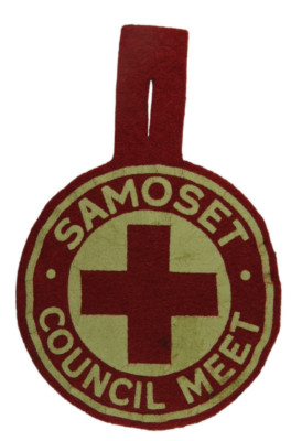 1950s Samoset Council Meet Felt Wisconsin Tom Kita Chara Lodge 96