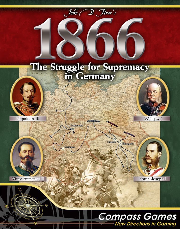 Compass Games 1866: Борьба за господство в Германии NISW Быстрая доставка